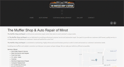 Desktop Screenshot of minotmufflershop.com